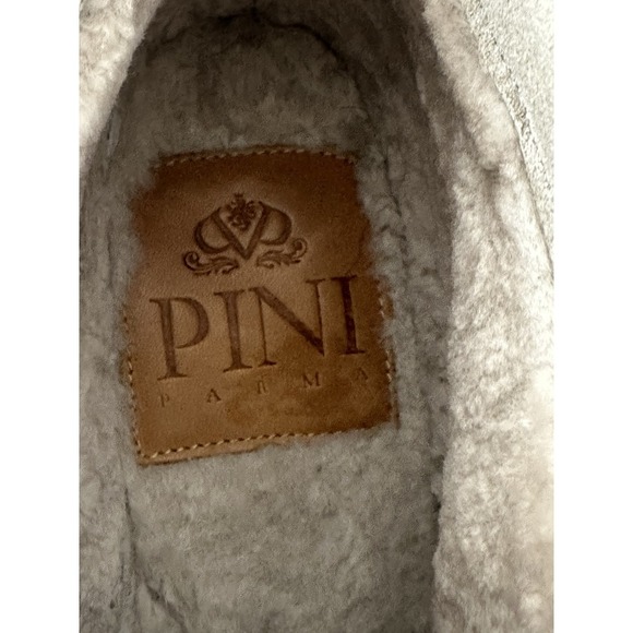 Pini Parma Suede Loafer Shoes Gray 43 US 10 Designer made‎ In Italy main image 9